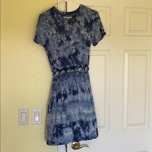 American Eagle Outfitters Navy Tie-die Dress